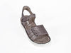 Ara silver grey metallic leather sandal