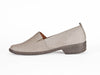 Ara punched soft sand leather loafer