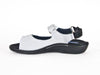 Wolky Salvia adjustable white leather sandal