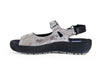 Wolky Rio "Crash" adjustable silver leather sandal